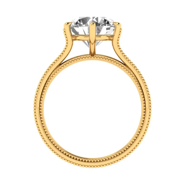 Luminous Signet Diamond Ring - View 3
