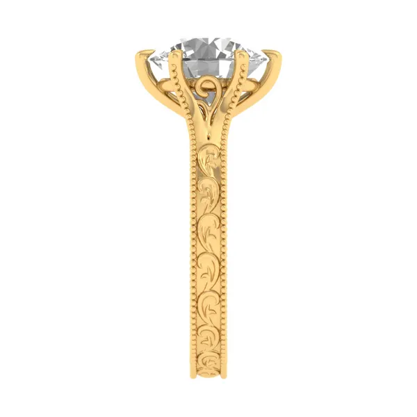 Luminous Signet Diamond Ring - View 4