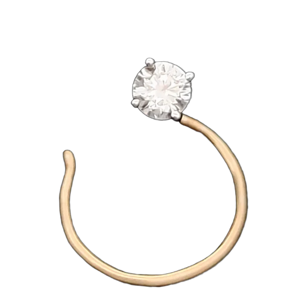 Delicate Dawn Diamond Nose Pin - Laboratory-Grown Diamond Nose Pin