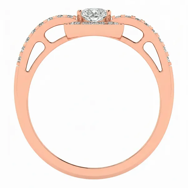Regal Crossover Diamond Ring - View 3