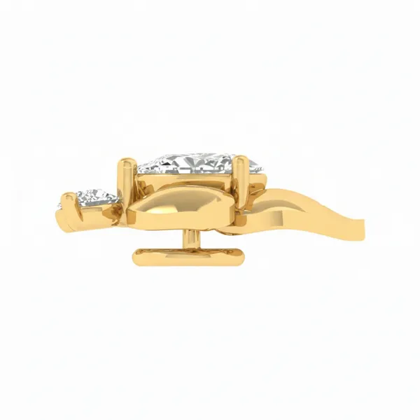 Bespoke Signature Diamond Nosepin - View 3