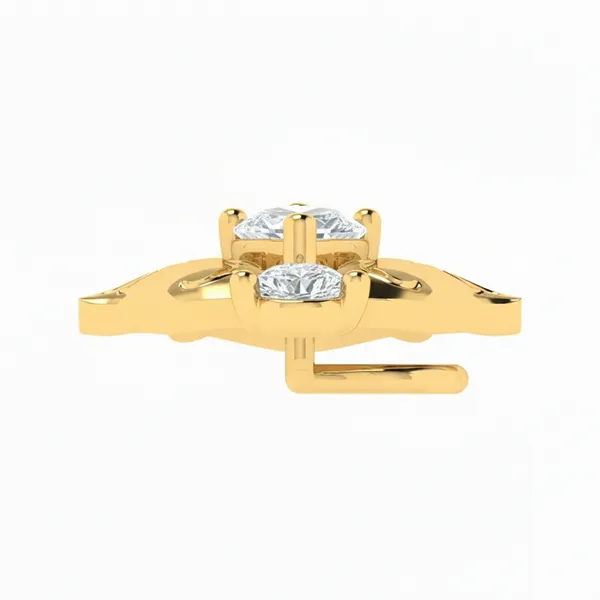 Bespoke Signature Diamond Nosepin - View 4