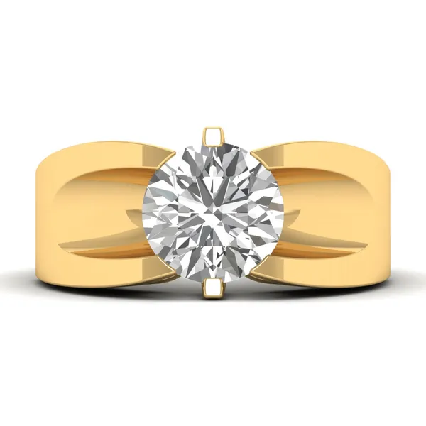 Sculptural Lattice Diamond Ring - View 2