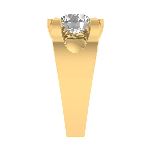 Sculptural Lattice Diamond Ring - View 4