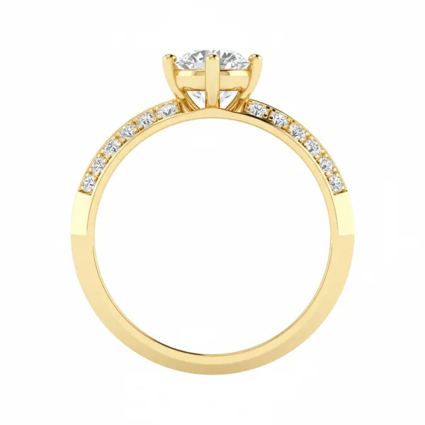Bespoke Bezel Diamond Ring - View 3