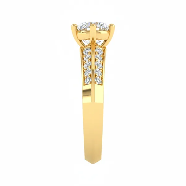 Bespoke Bezel Diamond Ring - View 4