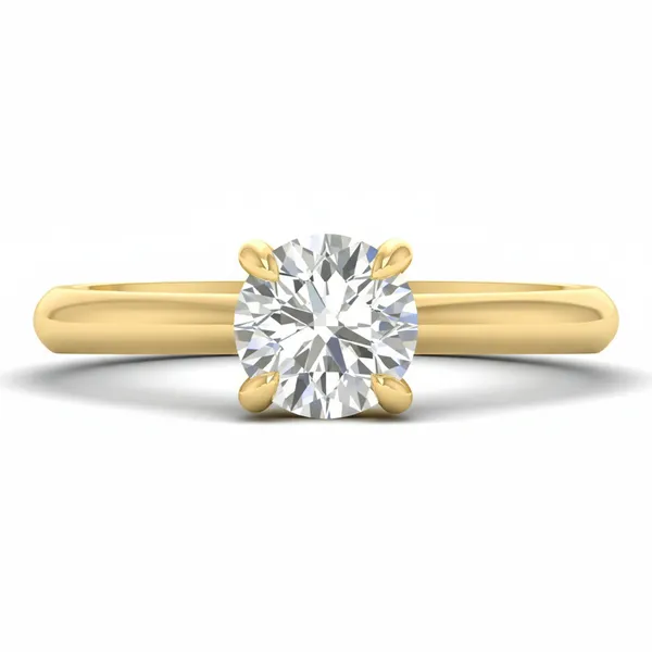 Sculptural Micropave Diamond Ring - View 2