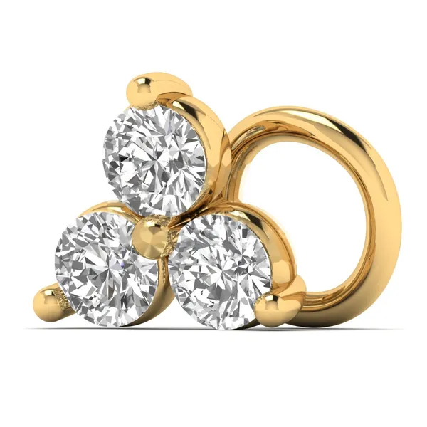 Couture Delicate Diamond Nosepin - View 2