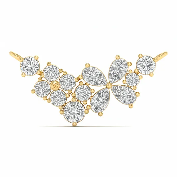 Chic Celestial Diamond Mangalsutra - Laboratory-Grown Diamond Mangalsutra