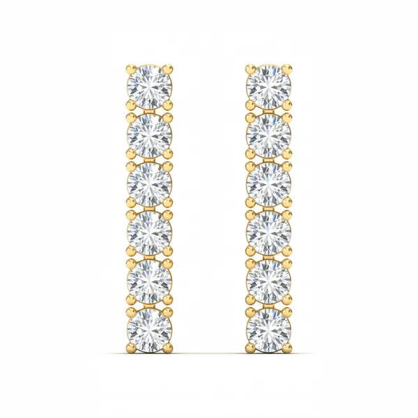 Felicita Halo Bouquet Earrings - Laboratory-Grown Diamond Earrings