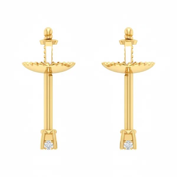 Felicita Halo Bouquet Earrings - View 4