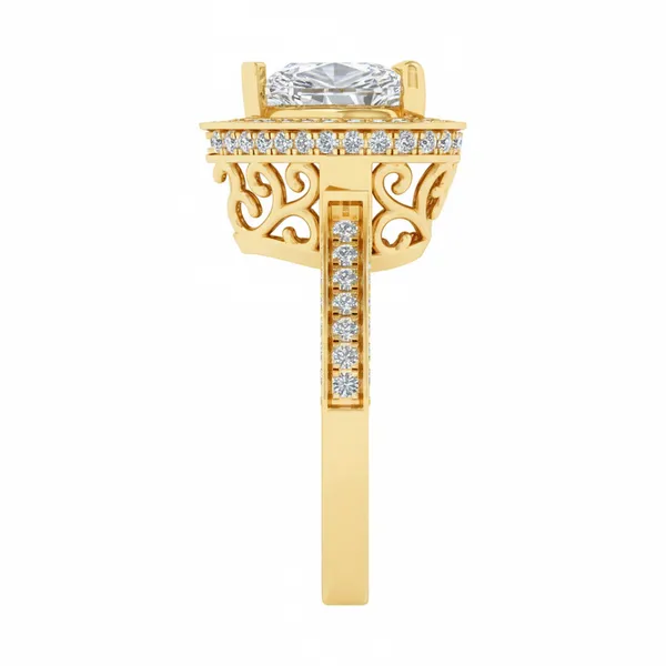Luxurious Channel Diamond Ring - View 4