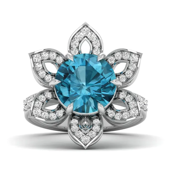 Sublime Bypass Diamond Ring - View 2