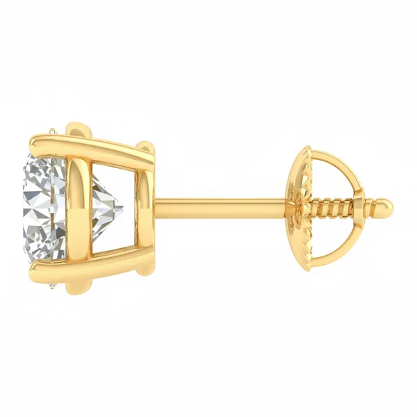 Primavera Orbit Solitaire Studs - View 3