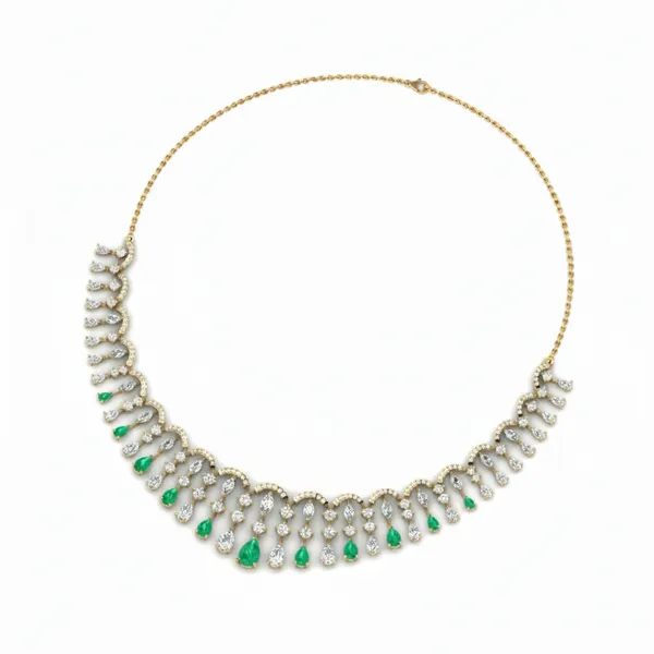 Divine Rope Diamond Necklace - View 3