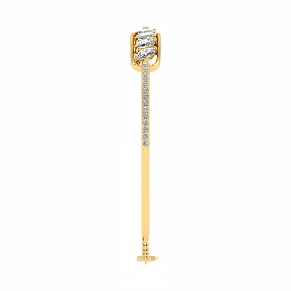 Statuesque Radiance Diamond Bangle - View 4