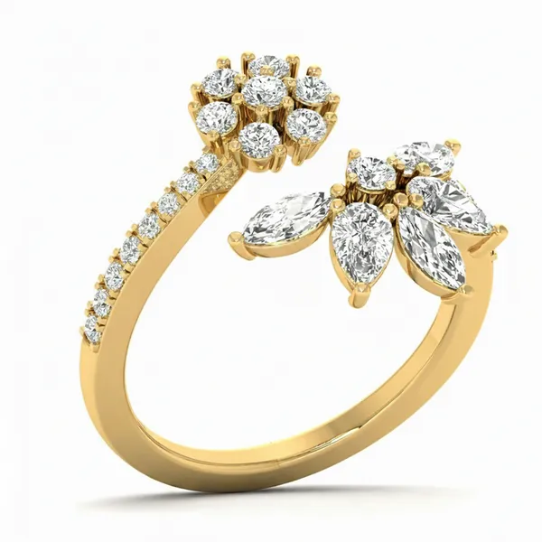 Vivid Solitaire Diamond Ring - Laboratory-Grown Diamond Ladies Ring