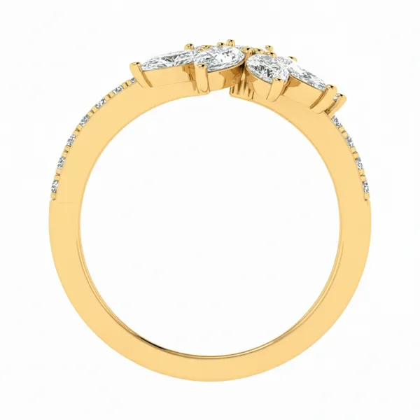Vivid Solitaire Diamond Ring - View 3