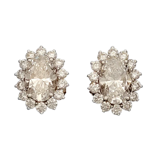 Timeless Blossom Diamond Stud Earrings - Laboratory-Grown Diamond Stud Earrings