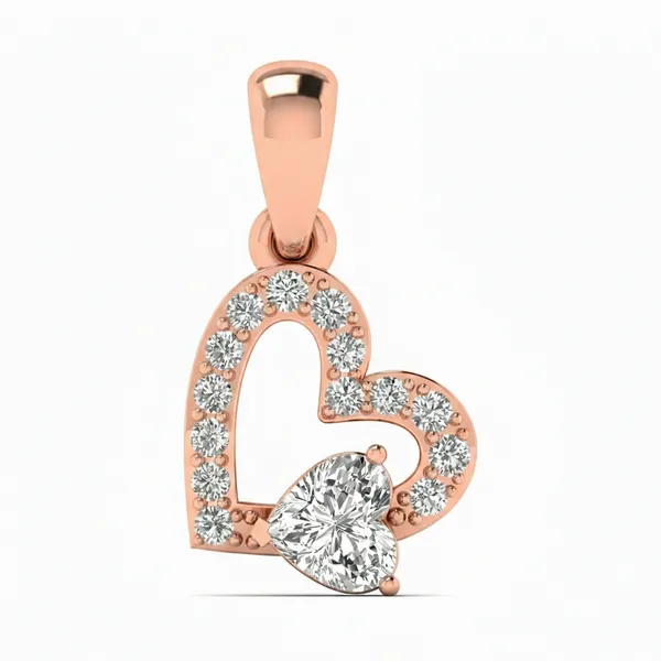 Lustrous Cross Diamond Pendant - Laboratory-Grown Diamond Pendant