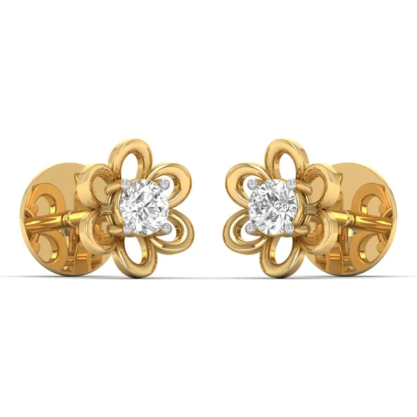 The Regalita Jasmine Solitaire Studs - View 2