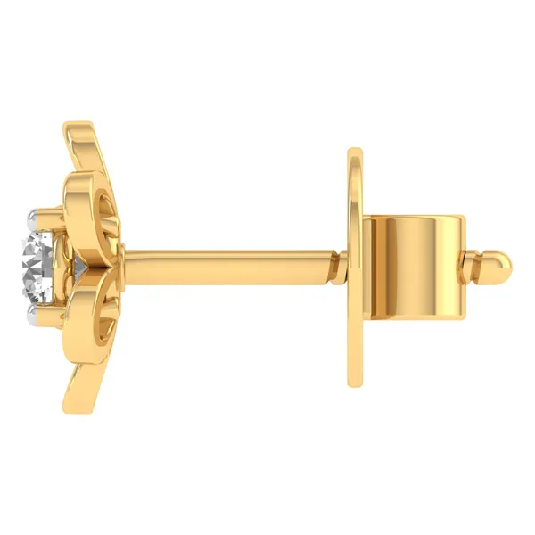 The Regalita Jasmine Solitaire Studs - View 3