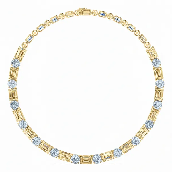 Alluring Brilliance Diamond Necklace - Laboratory-Grown Diamond Necklace