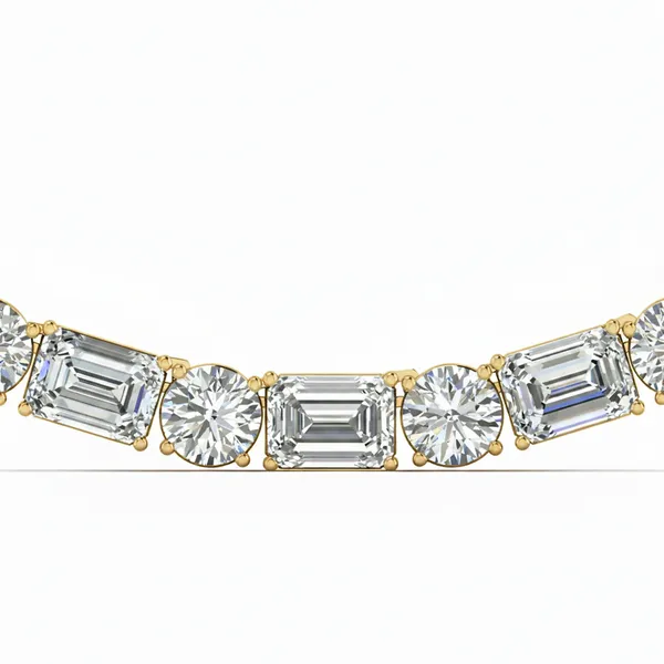 Alluring Brilliance Diamond Necklace - View 4