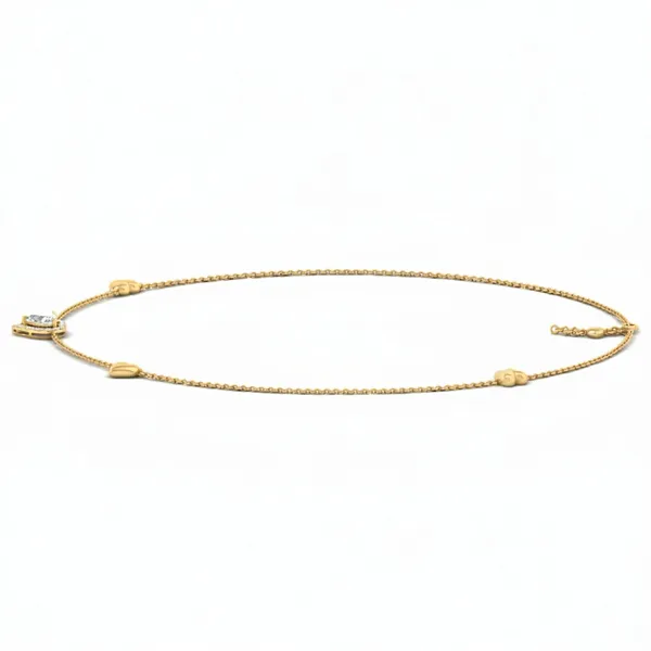Dazzling Lariat Diamond Necklace - View 2