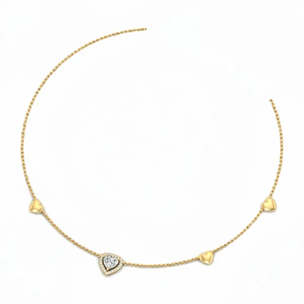Dazzling Lariat Diamond Necklace - View 3