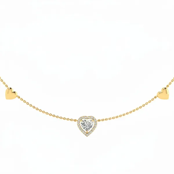 Dazzling Lariat Diamond Necklace - View 4
