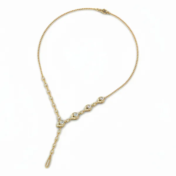 Timeless Rope Diamond Necklace - View 3