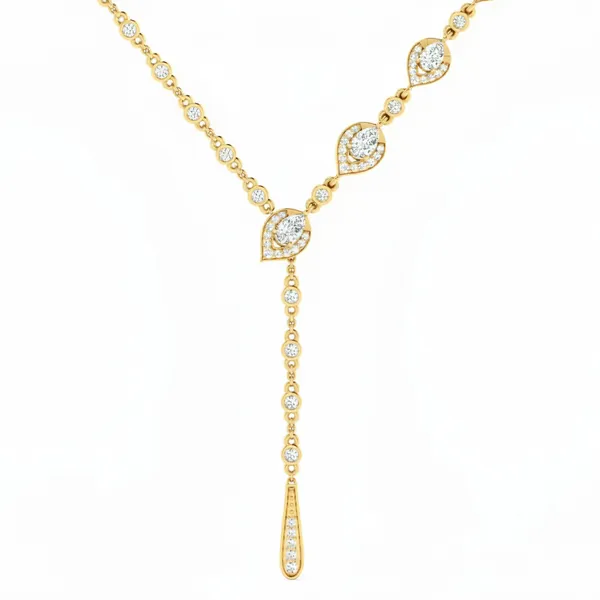 Timeless Rope Diamond Necklace - View 4