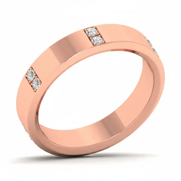 Refined Modern Diamond Ring - Laboratory-Grown Diamond Ladies Ring
