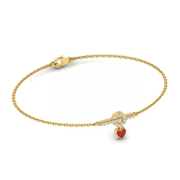 Delicate Accent Diamond Bracelet - View 4