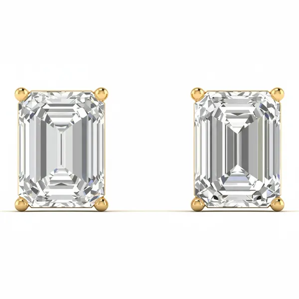 The Sabrina Candelabra Solo Stone Earrings - Laboratory-Grown Diamond Earrings