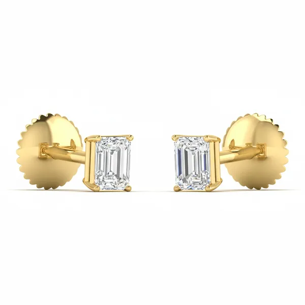 The Sabrina Candelabra Solo Stone Earrings - View 2