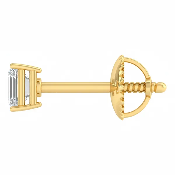The Sabrina Candelabra Solo Stone Earrings - View 3