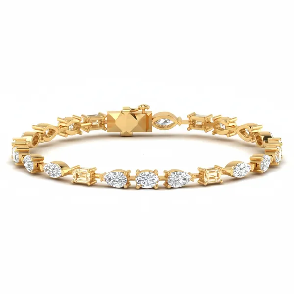 Imperial Prong-Set Diamond Bracelet - Laboratory-Grown Diamond Ladies Bracelet