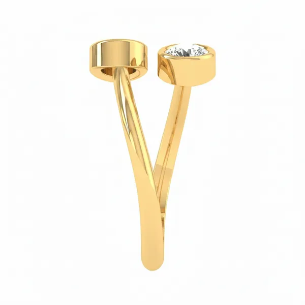 Striking Grandeur Diamond Ring - View 4