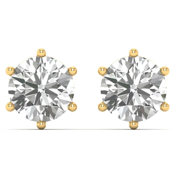 Euphoria Single Diamond Studs - Laboratory-Grown Diamond Earrings