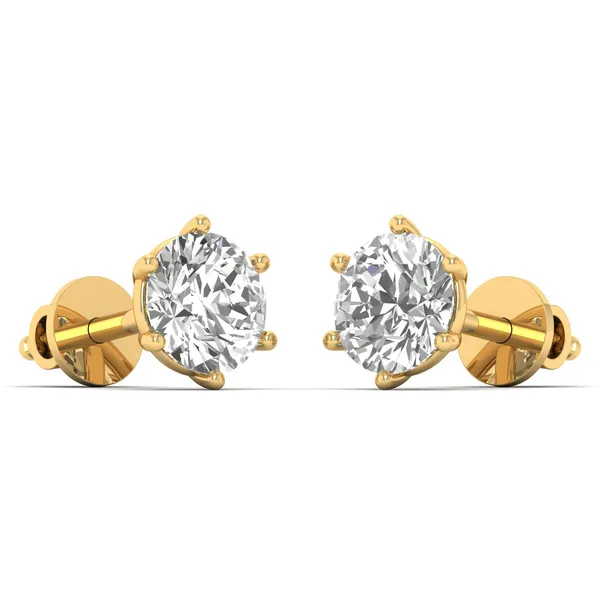 Euphoria Single Diamond Studs - View 2
