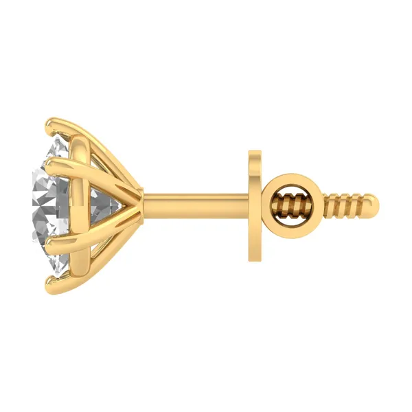 Euphoria Single Diamond Studs - View 3