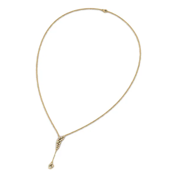 Timeless Lariat Diamond Necklace - View 3