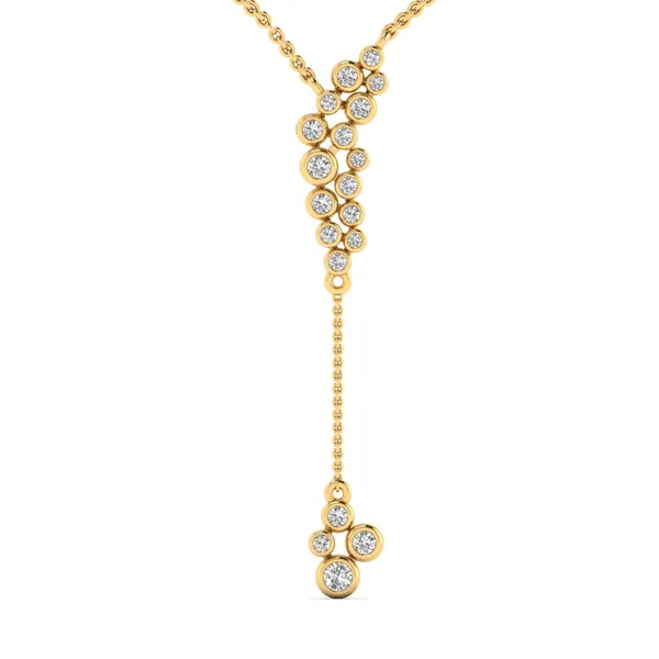 Timeless Lariat Diamond Necklace - View 4