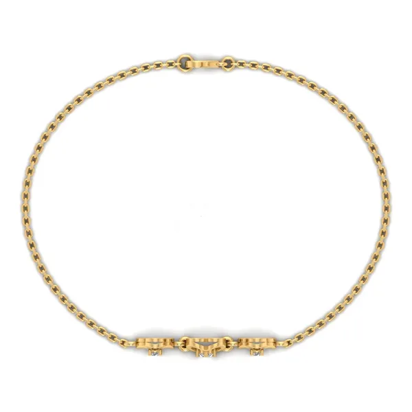 Vivid Chain Diamond Bracelet - View 3