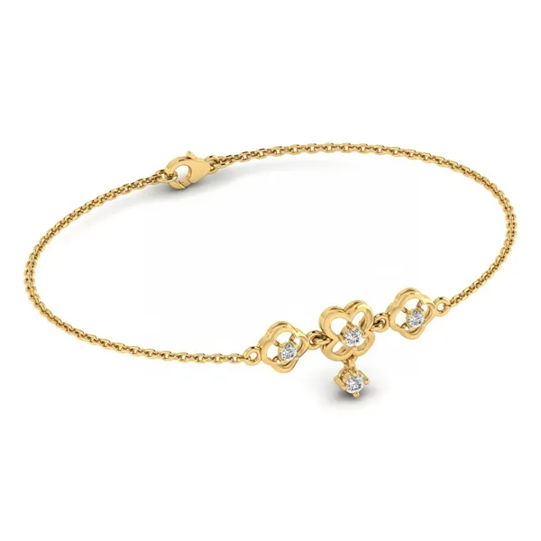 Vivid Chain Diamond Bracelet - View 4