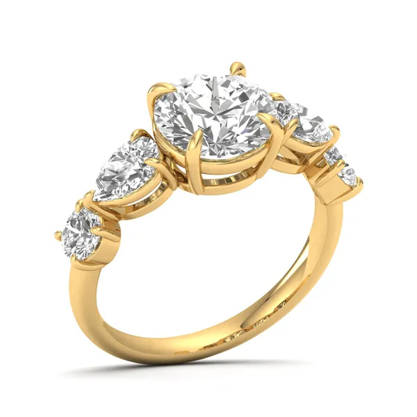 Artisan Vintage Diamond Ring - Laboratory-Grown Diamond Ladies Ring