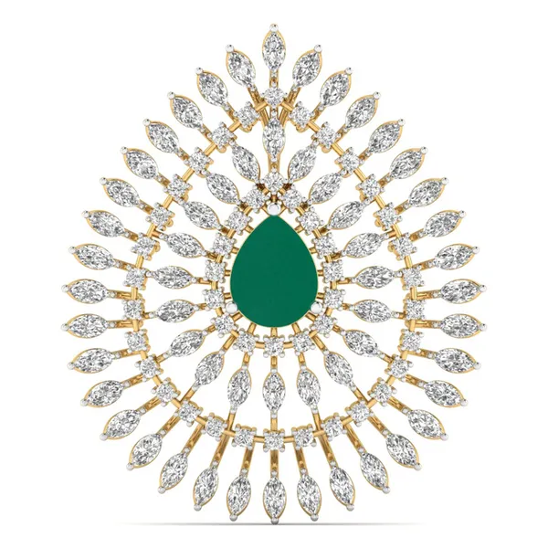 Exquisite Butterfly Diamond Pendant - Laboratory-Grown Diamond Pendant