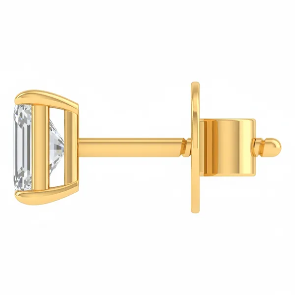 Incandessa Scrollwork Solitaire Earrings - View 3